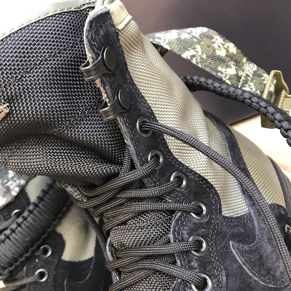 Nike SF AF 1 Suede Black Medium Olive Men’s AUTHEN - Picture 7 of 8